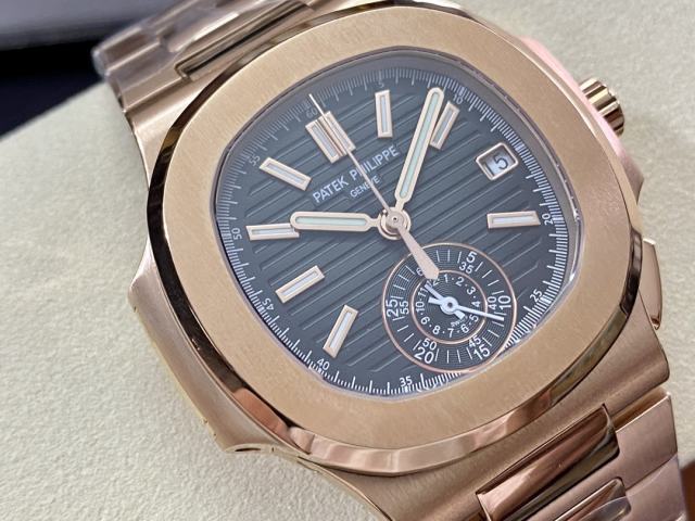 3K工廠震撼推出——百達翡麗鸚鵡螺5980/1A-014多功能計時腕表V2版本