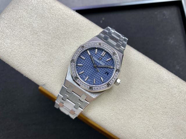 BF廠愛彼皇家橡樹系列77350和77351全自動機械女錶