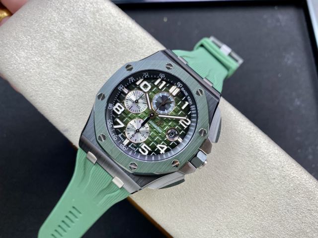 APF廠愛彼皇家橡樹離岸型26405系列彩色陶瓷腕表