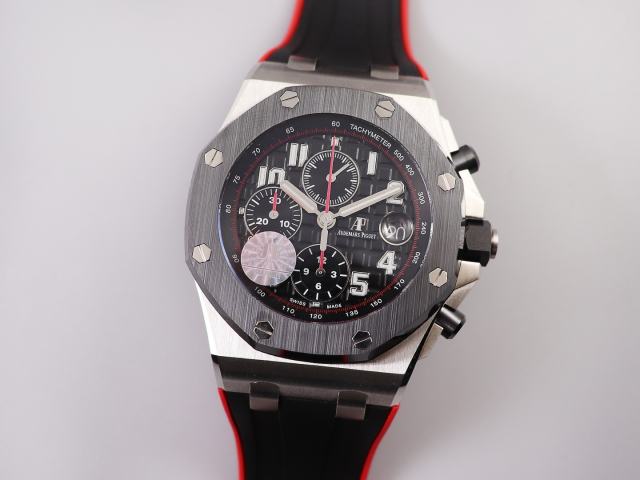 JF廠A愛彼26470黑騎士鋼殼陶瓷圈新品.直徑42毫米！