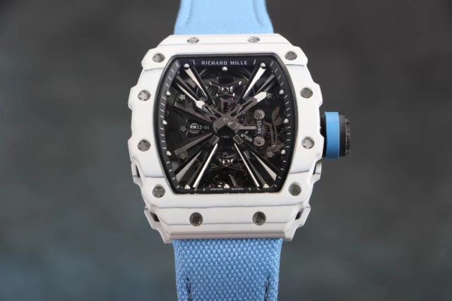 理查德米勒RM12-01 NTPT陀飛輪非凡運動鏤空流線型腕表