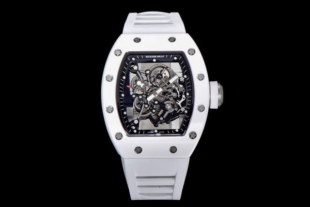 Kv廠理查德米勒全新RM-055進口白色陶瓷V2升級版