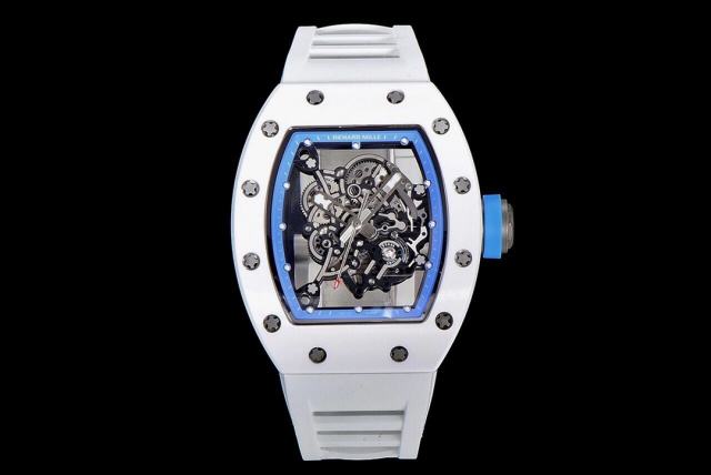 Kv廠理查德米勒全新RM-055進口白色陶瓷V2升級版