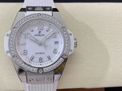 MS廠宇舶Big Bang一鍵式精鋼彩虹腕表