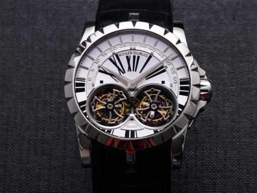 JB廠羅傑杜比雙飛行陀飛輪白殼白麵RDDBEX0250