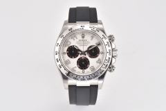 Clean廠/116519勞力士白金熊貓膠帶地通拿 4130機芯