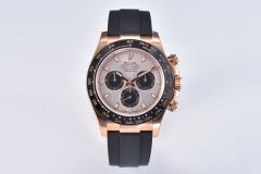 Clean廠116515-0059膠帶玫瑰金地通拿4130機芯