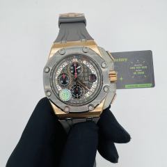 JF廠AP舒馬赫同款265680玫瑰金愛彼皇家橡樹限量款實拍