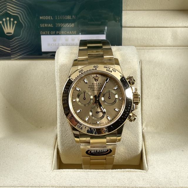 BT廠勞力士地通拿m116508-0003全金Daytona實拍