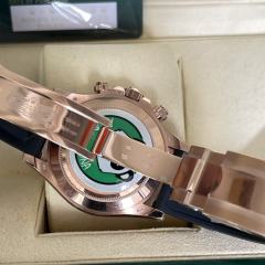 BT廠官網膠帶地通拿m116515ln-0019玫瑰金Daytona實拍