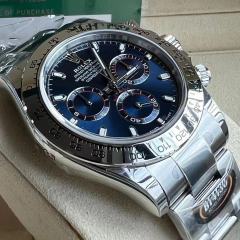 BT廠勞力士白金地通拿m116509-0071藍盤實拍