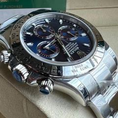 BT廠勞力士白金地通拿m116509-0071藍盤實拍
