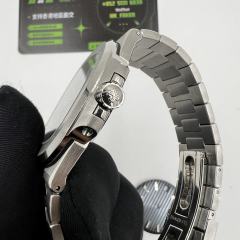 3K廠百達翡麗鸚鵡螺5711藍面升級BUFF代工廠錶盤實拍