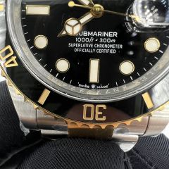 Clean廠勞力士潛航者m126613ln-0002間金黑水鬼實拍