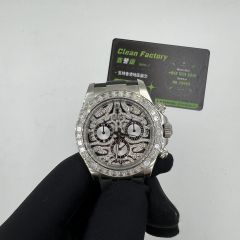 Clean廠勞力士白金虎面地通拿改裝案例