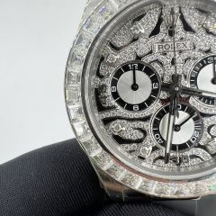 Clean廠勞力士白金虎面地通拿改裝案例