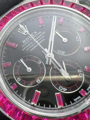 Clean廠勞力士白金地通拿鑲嵌寶石滿改案例