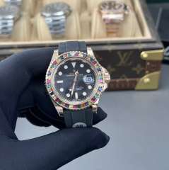 AR廠勞力士遊艇名仕鎢鋼配重款升級彩寶圈口