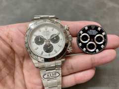 Clean廠白金地通拿m116509改裝升級真隕石盤