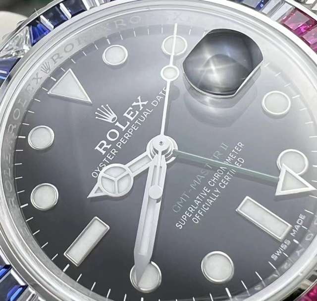 C廠勞力士格林尼治116710GMT綠針改裝升級