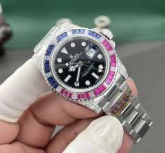 C廠勞力士格林尼治116710GMT綠針改裝升級