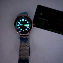 VS廠Omega海馬300玫瑰金藍盤實拍