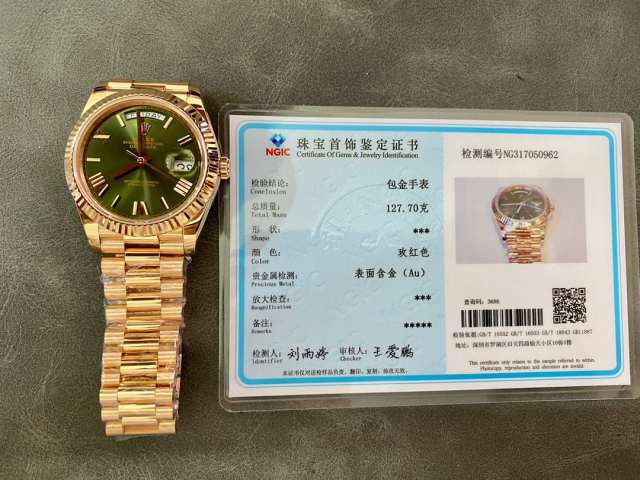 GS廠勞力士星期日誌40mm升級18K包金