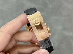 Clean廠勞力士玫瑰金啡面地通拿改裝包金