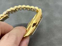 GM廠勞力士星期日誌36mm白面18K包金改裝