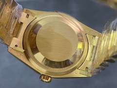 GM廠勞力士星期日誌36mm白面18K包金改裝