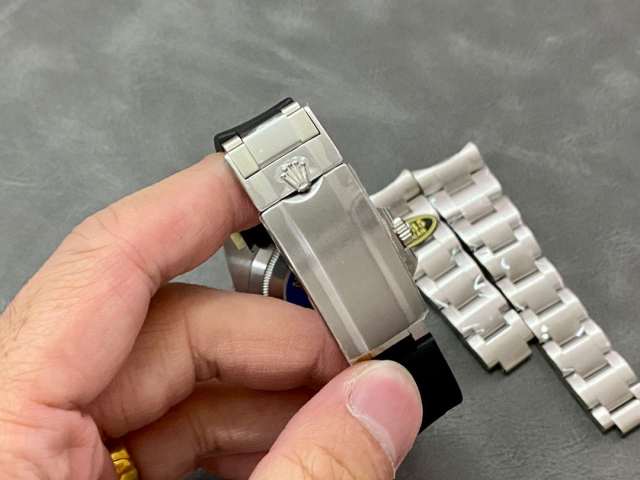 C廠勞力士黑水鬼40mm私人訂製換裝膠帶款