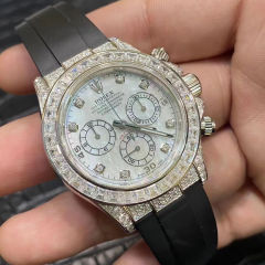 C廠勞力士白金地通拿滿改貝母鑽刻盤隱藏款