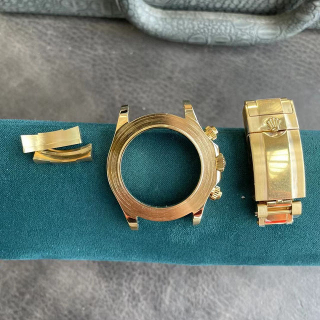 高仿勞力士膠帶地通拿鎢鋼配重K金四件套