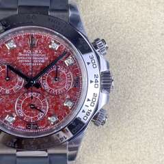 Clean廠勞力士白金地通拿紅石榴方鈉石隱藏款