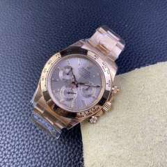 C廠勞力士玫瑰金地通拿m116505冰糖地