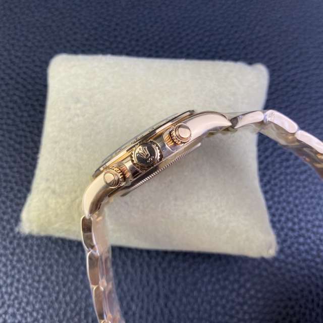 Clean廠勞力士地通拿m116505搪瓷鑽刻度黑面