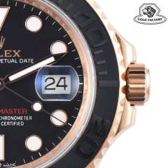 GOLD廠勞力士配重款玫瑰金遊艇m126655