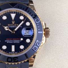 Gold廠高仿勞力士配重款玫瑰金遊艇145克