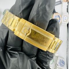 C廠高仿勞力士地通拿m116508-0013綠金地