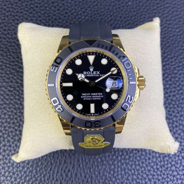 G廠高仿勞力士黃金遊艇m226658配重款156克