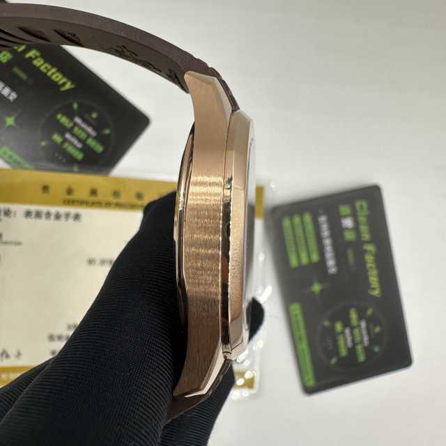 ZF廠百達翡麗PP手雷5167R-001玫瑰金改裝包金實拍