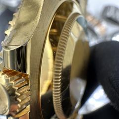 Clean廠勞力士全金黑水鬼改裝包金案例