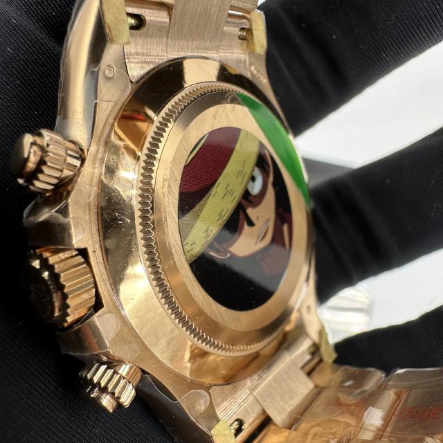 C廠地通拿V3玫瑰金鋼帶m116505-0008實拍