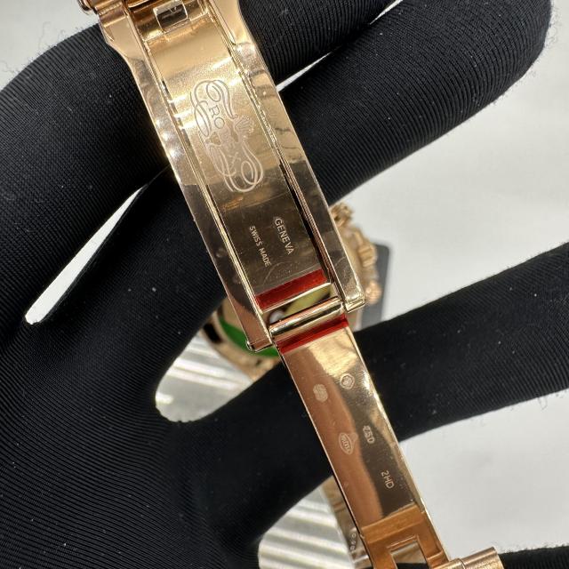 C廠地通拿V3玫瑰金鋼帶m116505-0008實拍