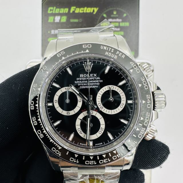 ZF廠香港勞力士m126500ln-0002黑陶地