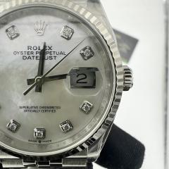 Clean廠勞力士日誌型m126234-0019真貝母鑽刻面