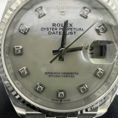 Clean廠勞力士日誌型m126234-0019真貝母鑽刻面