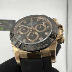 C廠勞力士地通拿V3m116515玫瑰金鑽刻實拍