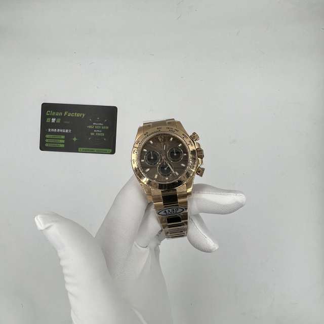 Clean廠Rolex地通拿V3m116505玫瑰金朱古力實拍