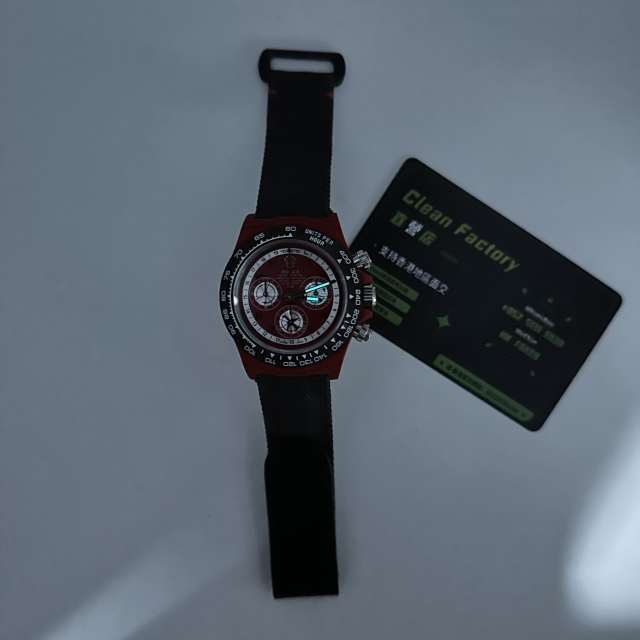 DIW廠勞力士地通拿4130機芯紅碳纖維